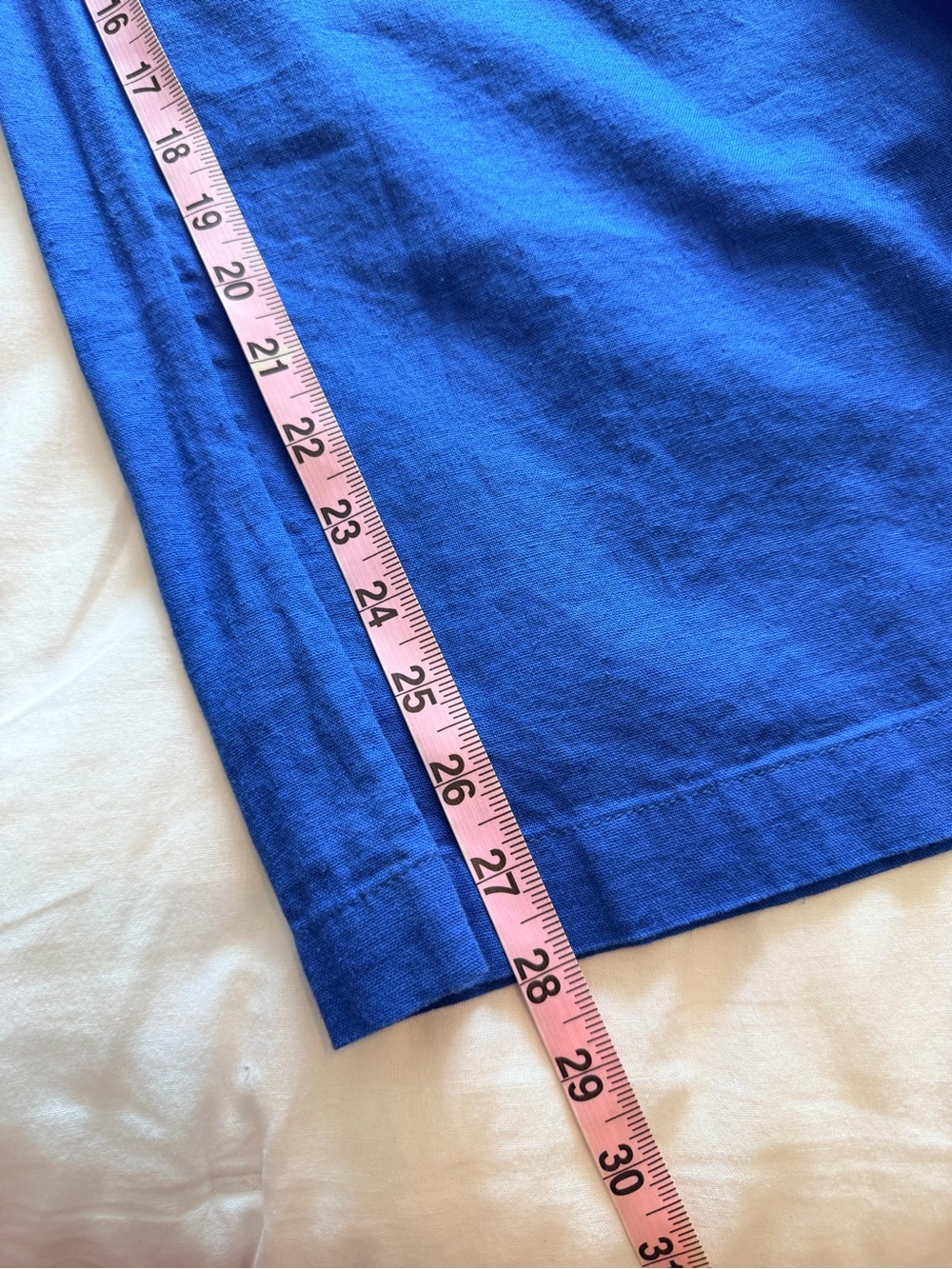 Zara Bright Cobalt Blue Wide-Leg Pants - Picture 6 of 6